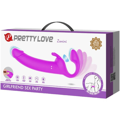 Pretty Love - Strapless Strap-On - Doppelvibrator