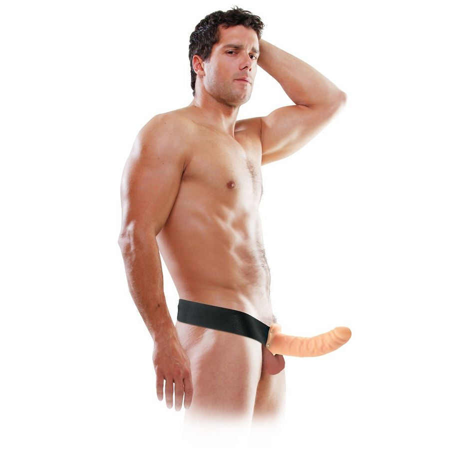Fetish Fantasy - Hohler Naturdildo mit elastischem Umschnallgurt