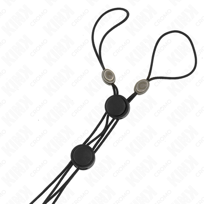 Kink - Nippelklammern mit schwarzem Gummiband