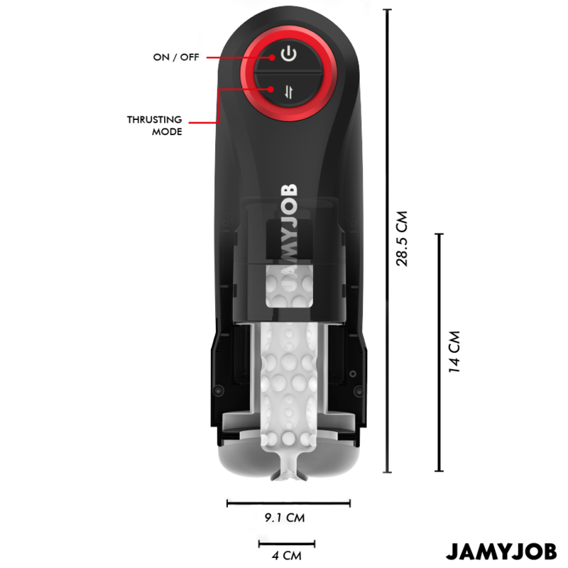 Jamyjob - Vagina-Masturbator mit Gravity-Funktion