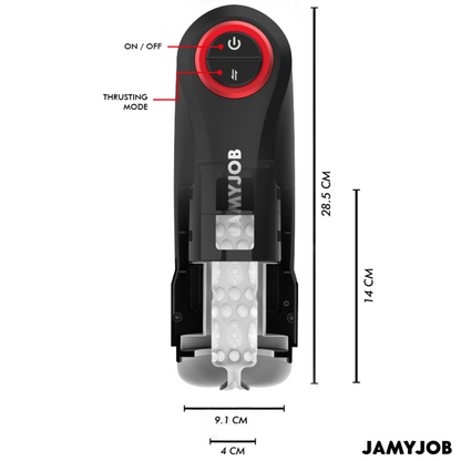 Jamyjob - Vagina-Masturbator mit Gravity-Funktion