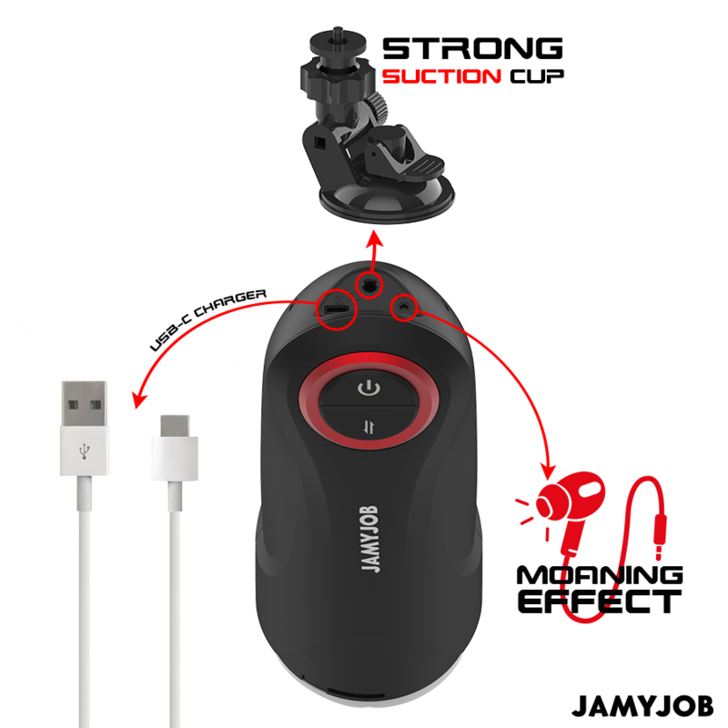 Jamyjob - Vagina-Masturbator mit Gravity-Funktion