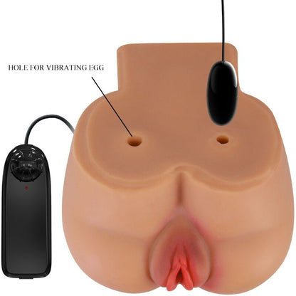 Crazy Bull - Doppelöffnungs-Masturbator mit Bullet-Vibration
