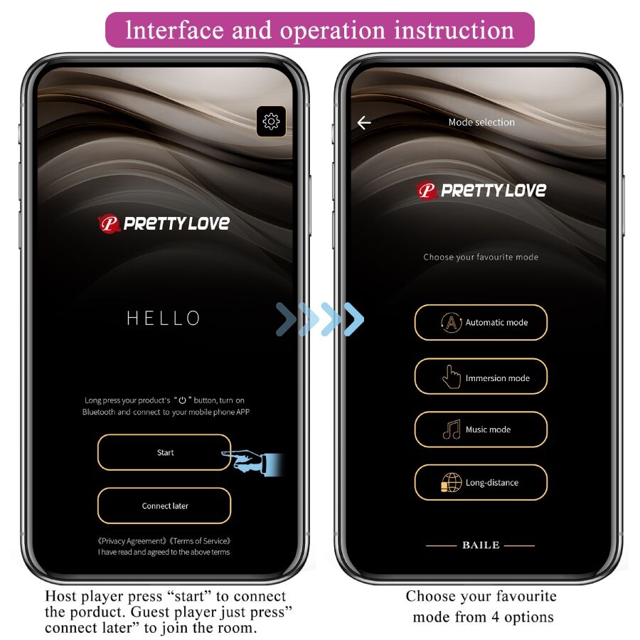 Pretty Love - Leviathan - App-gesteuerter Vibrator