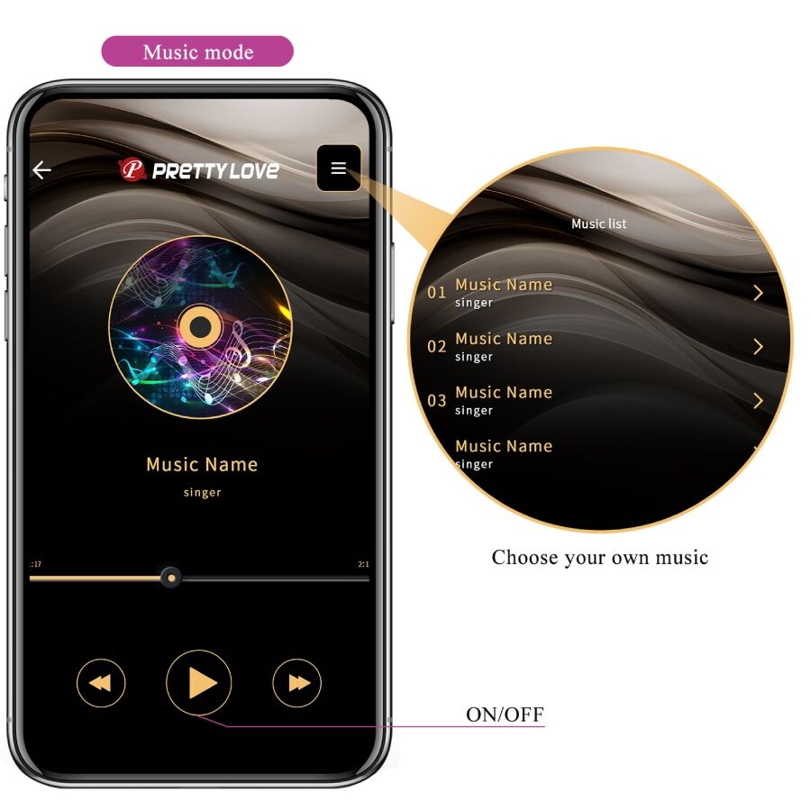 Pretty Love - Leviathan - App-gesteuerter Vibrator