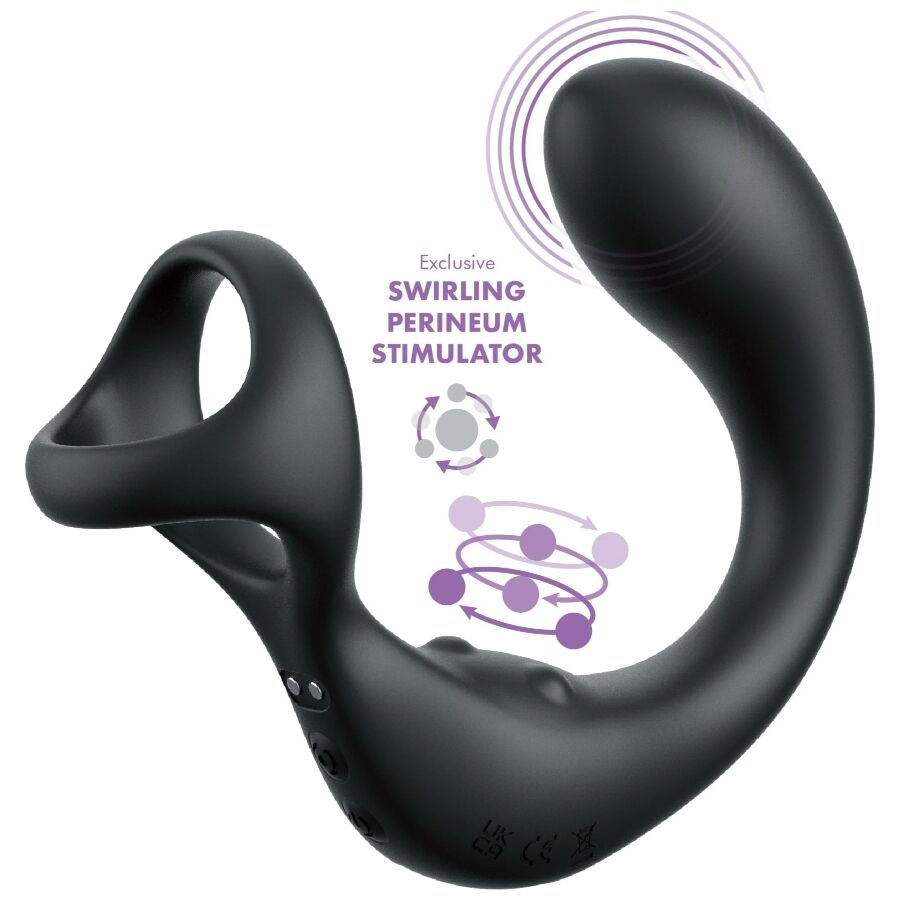 Anal Fantasy - Prostata-Vibrator mit Swirling Perineum Stimulator