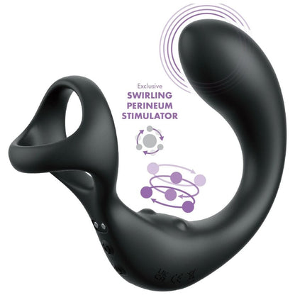 Anal Fantasy - Prostata-Vibrator mit Swirling Perineum Stimulator