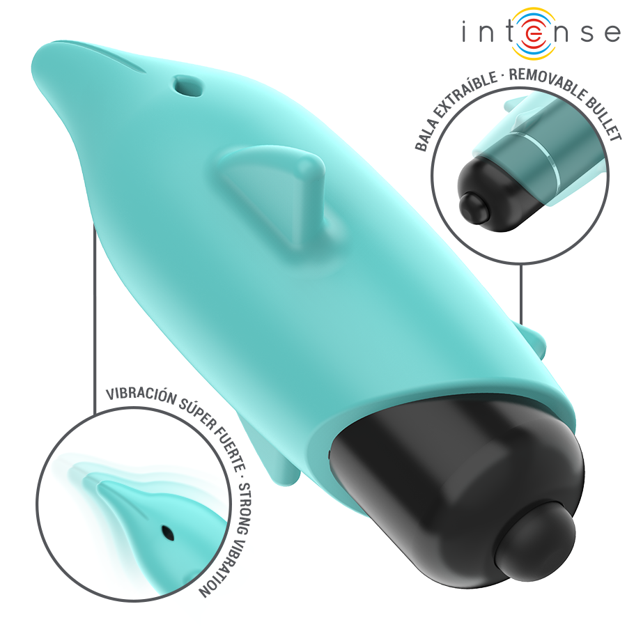 Intense - Echo - Vibrierendes Delphin-Bullet