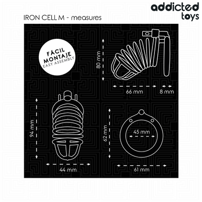 Addicted Toys - Metall-Peniskäfig