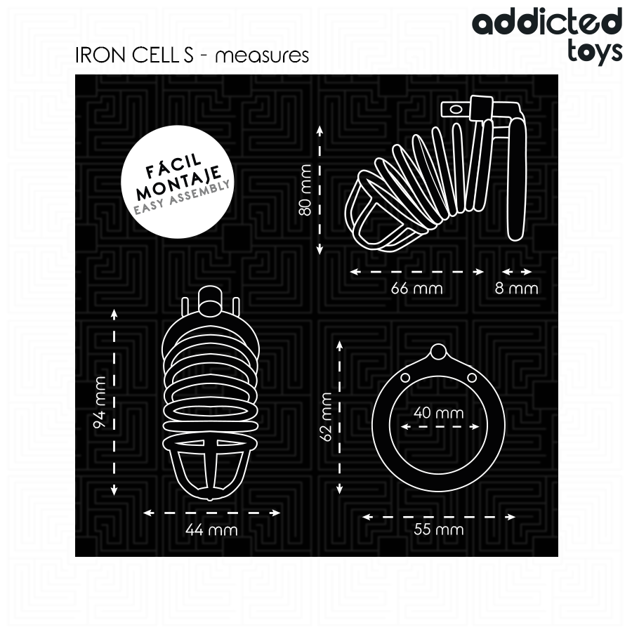 Addicted Toys - Metall-Peniskäfig