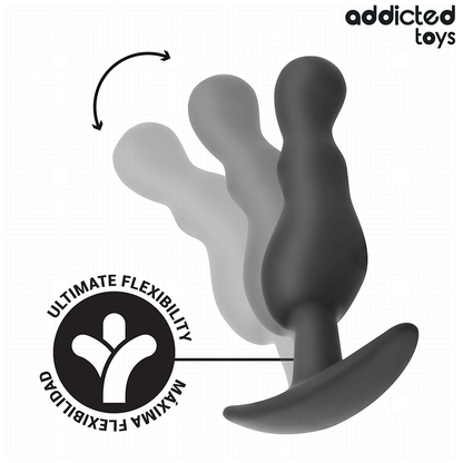 Addicted Toys - Kurviger Analplug aus Silikon Set