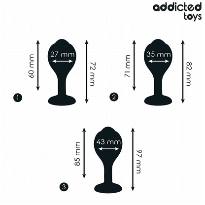 Addicted Toys -  Analplug mit Juwel Set