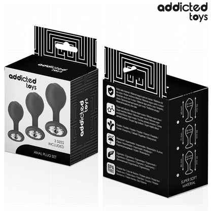Addicted Toys -  Analplug mit Juwel Set