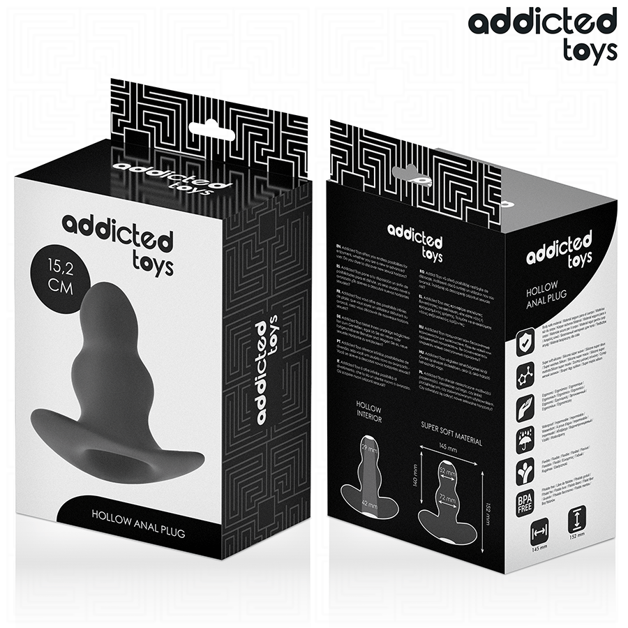 Addicted Toys - Hohler Analplug aus Silikon XXL