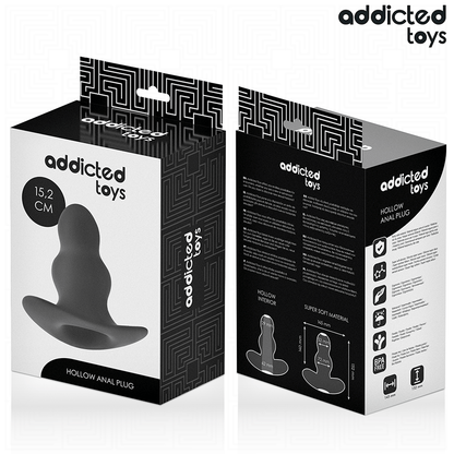 Addicted Toys - Hohler Analplug aus Silikon XXL