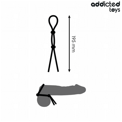 Addicted Toys - Penisseil Silikon Doppelschleife