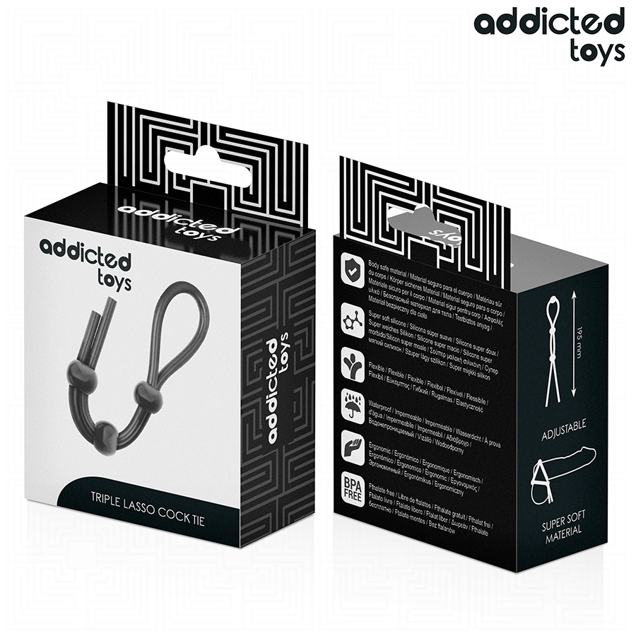 Addicted Toys - Penisseil Silikon Triple-Loop