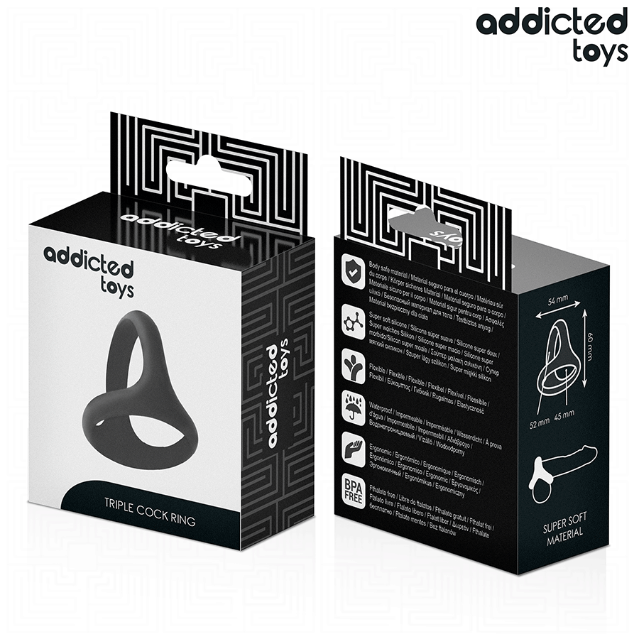 Addicted Toys - Dicker Dreifach Penisring