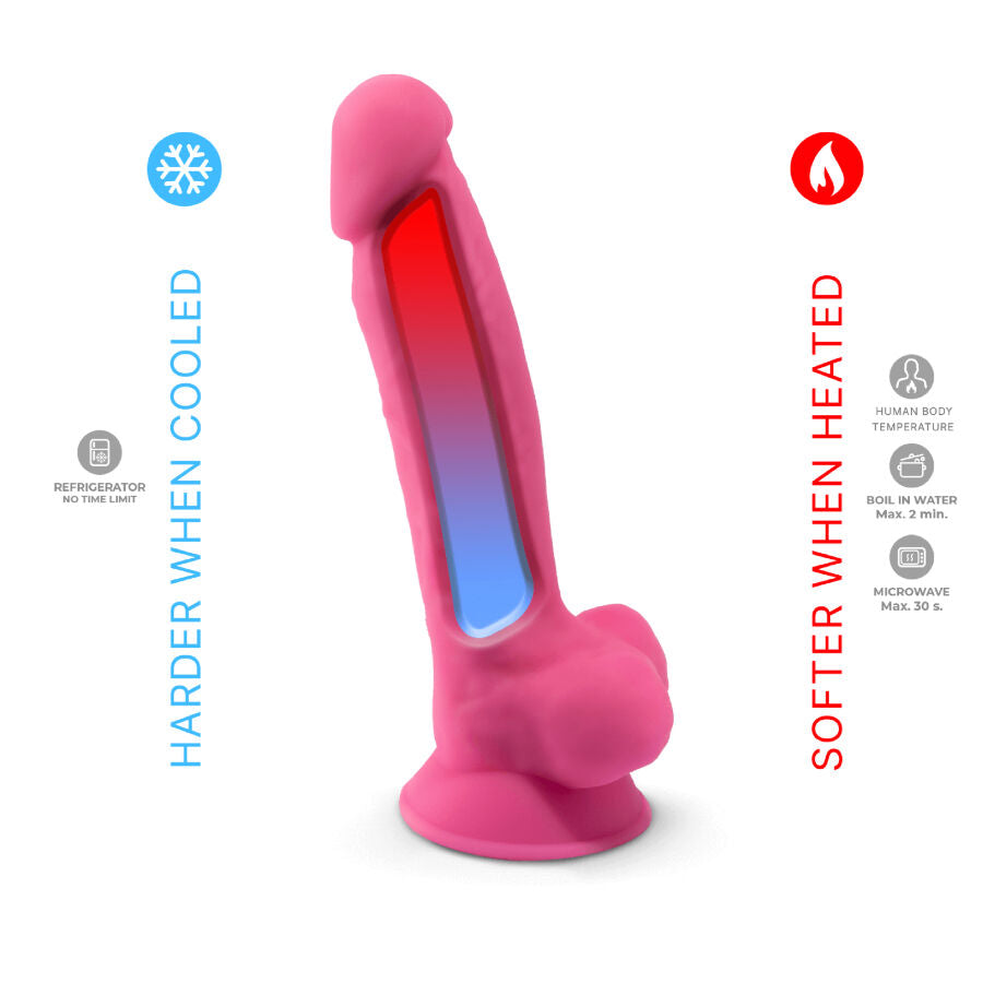 Silexd - Glow in the dark - Naturdildo mit  Saugfuß