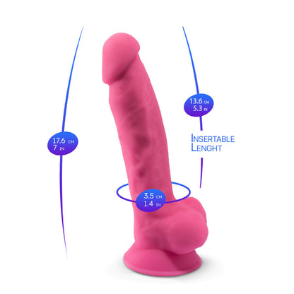 Silexd - Glow in the dark - Naturdildo mit  Saugfuß