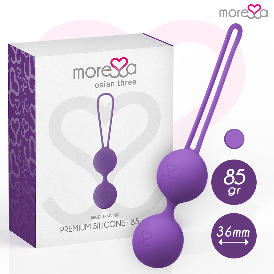 Moressa - Osian 3 - Premium Silikon Liebeskugeln