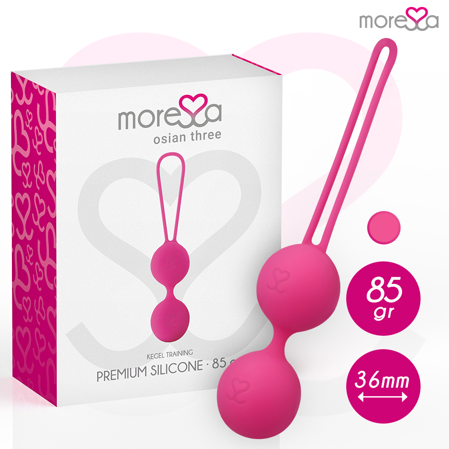 Moressa - Osian 3 - Premium Silikon Liebeskugeln