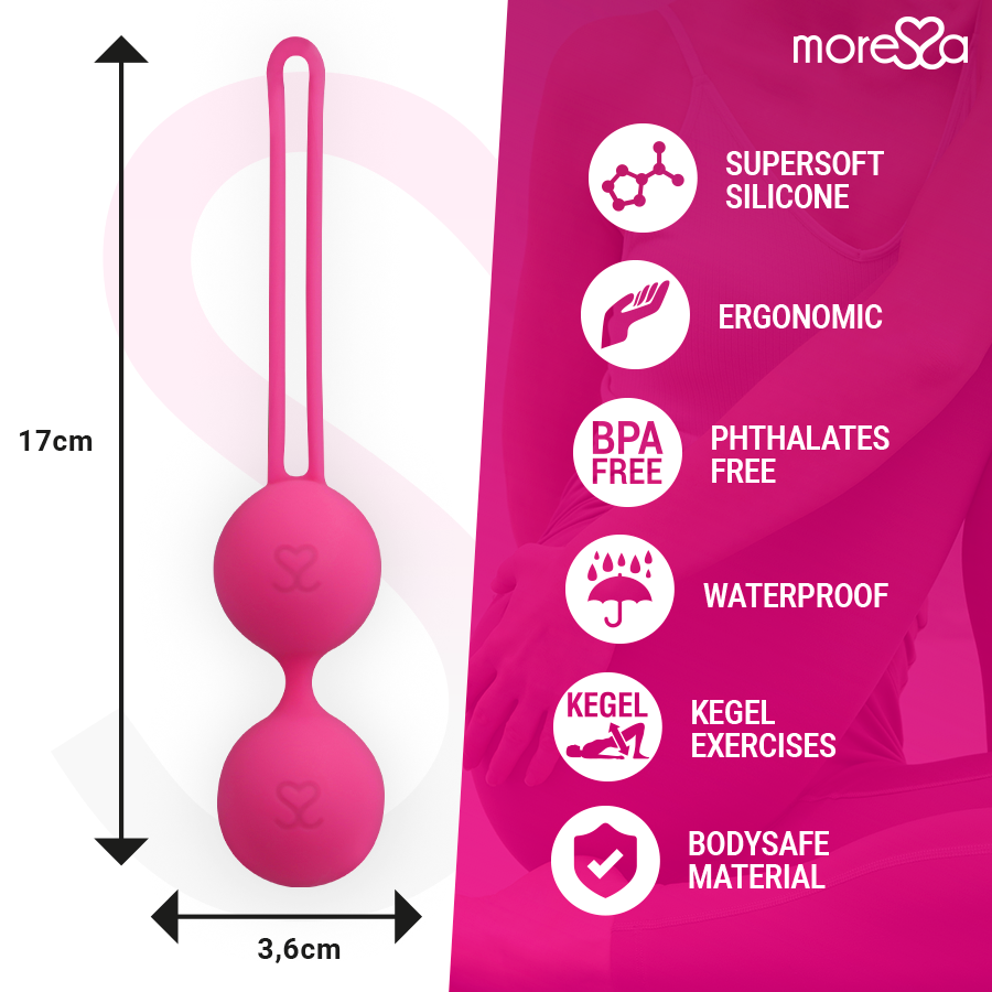 Moressa - Osian 3 - Premium Silikon Liebeskugeln