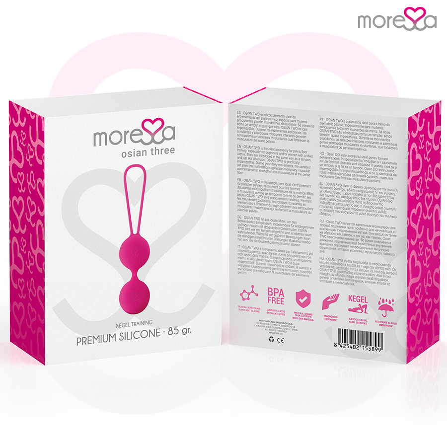 Moressa - Osian 3 - Premium Silikon Liebeskugeln