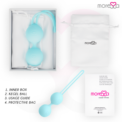 Moressa - Osian 3 - Premium Silikon Liebeskugeln