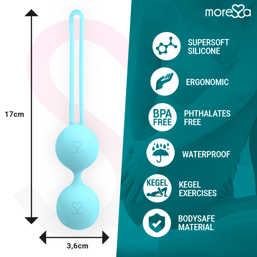 Moressa - Osian 3 - Premium Silikon Liebeskugeln