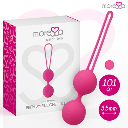 Moressa - Osian 2 - Premium Silikon Liebeskugeln