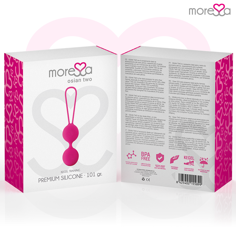 Moressa - Osian 2 - Premium Silikon Liebeskugeln