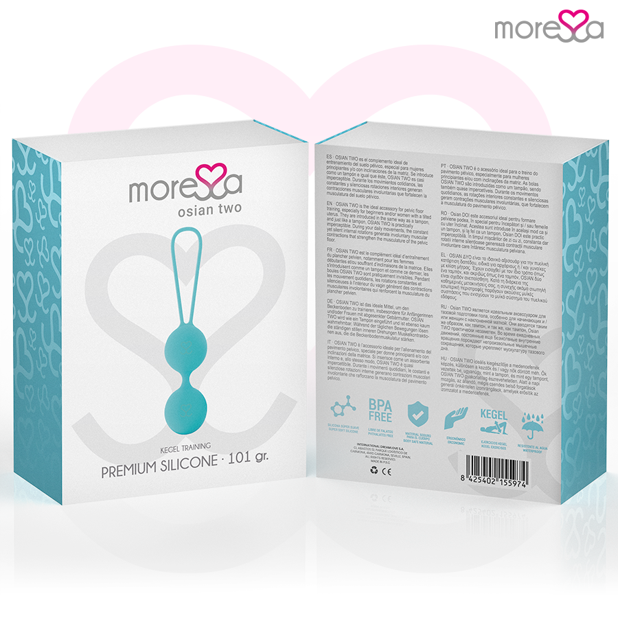 Moressa - Osian 2 - Premium Silikon Liebeskugeln