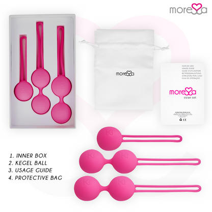 Moressa - Osian Set - Premium Silikon Liebeskugeln