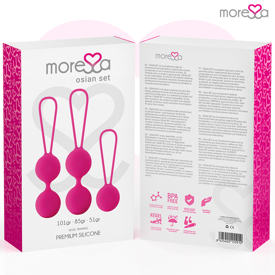Moressa - Osian Set - Premium Silikon Liebeskugeln
