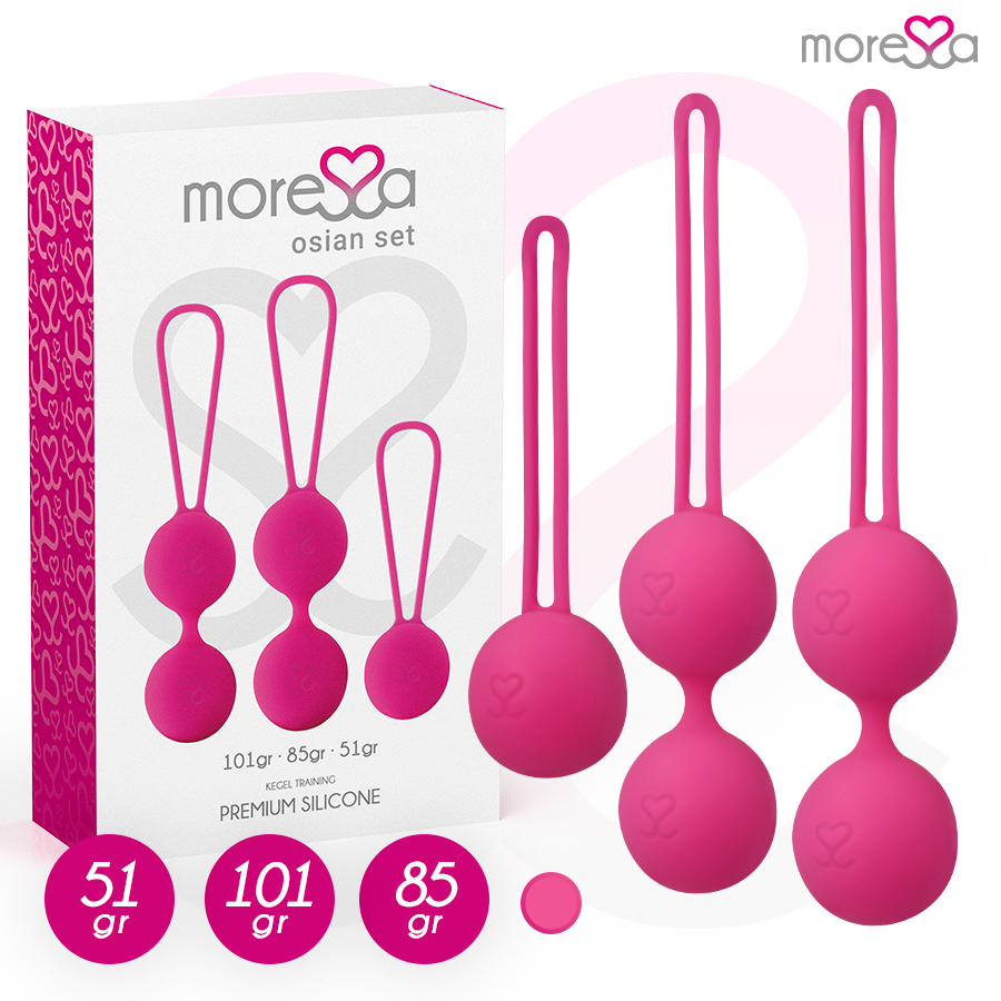 Moressa - Osian Set - Premium Silikon Liebeskugeln