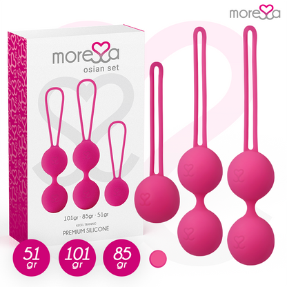 Moressa - Osian Set - Premium Silikon Liebeskugeln