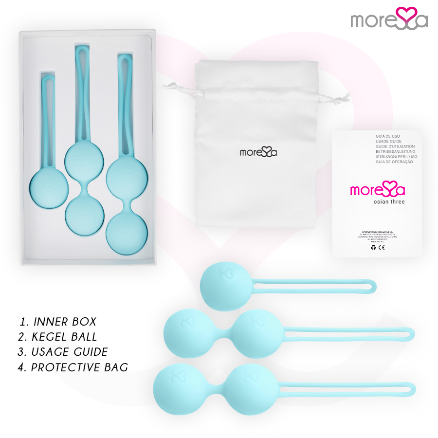 Moressa - Osian Set - Premium Silikon Liebeskugeln