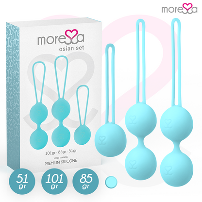 Moressa - Osian Set - Premium Silikon Liebeskugeln