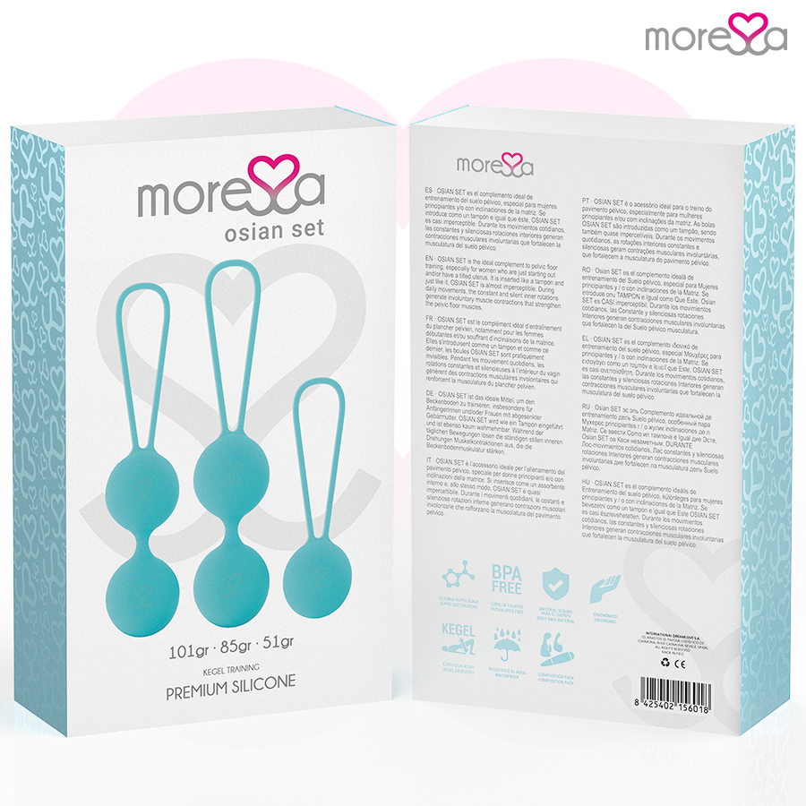 Moressa - Osian Set - Premium Silikon Liebeskugeln