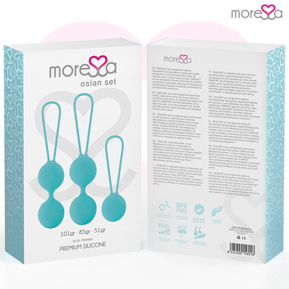 Moressa - Osian Set - Premium Silikon Liebeskugeln