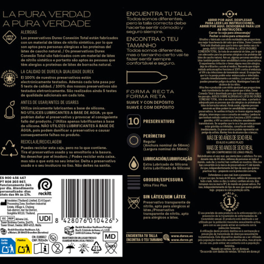 Durex - Total Connection Xl Ultra Fine Plus Latexfrei