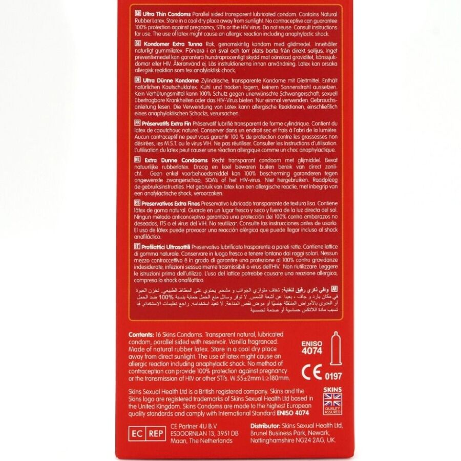 Skins - Ultradünne Premium-Kondome