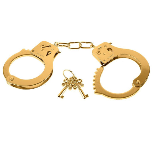 Fetish Fantasy - Goldene Metall Handschellen
