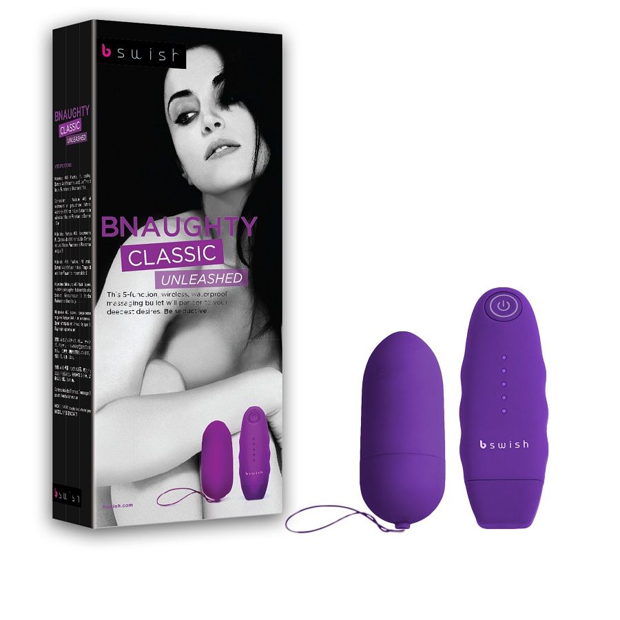 B Swish - Ferngesteuertes Vibro-Ei mit 5 Funktionen