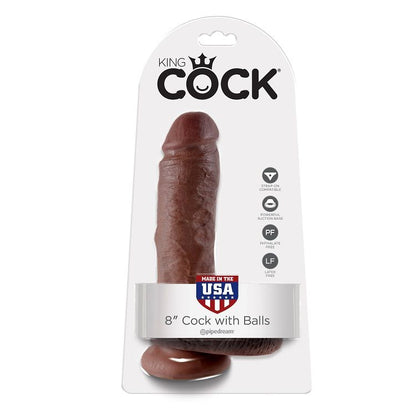King Cock - Pene Realístico Marrón - Dildo