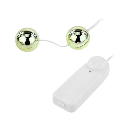 Baile - Goldener Vibrator mit chinesischen Kugeln