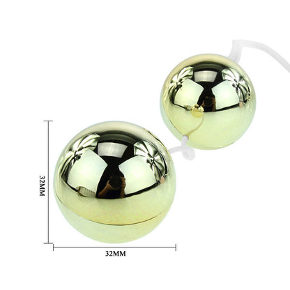 Baile - Goldener Vibrator mit chinesischen Kugeln