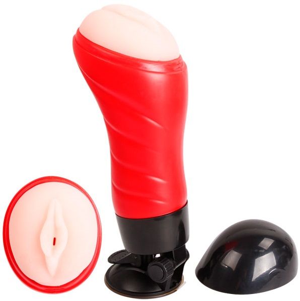 Crazy Bull - Vibrationsmasturbator mit Saugfuß