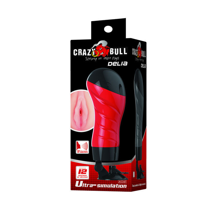 Crazy Bull - Vibrationsmasturbator mit Saugfuß